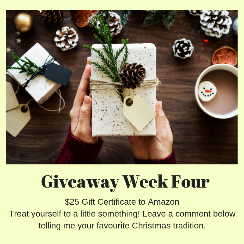 Holiday Giveaway Week 4 ($25 Gift Card to Amazon) Karyn Good Romantic Suspense Author