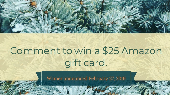 Comment to win $25 gift card. Closes February 27, 2019.